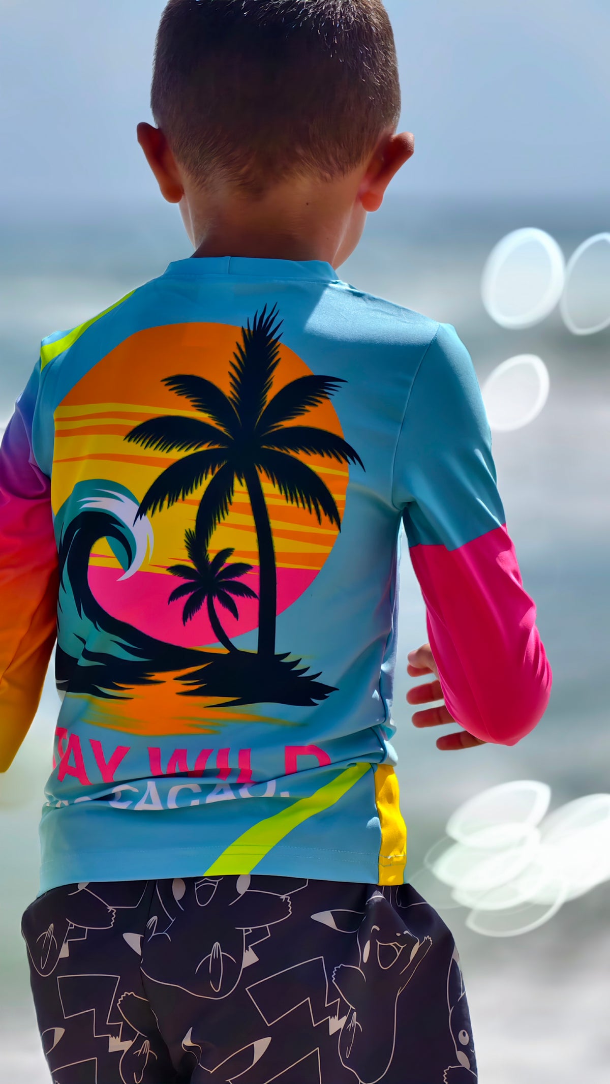 Ocean Joy Kinder-Rashguard CACAO Beachwear™️ mit UV-Schutz
