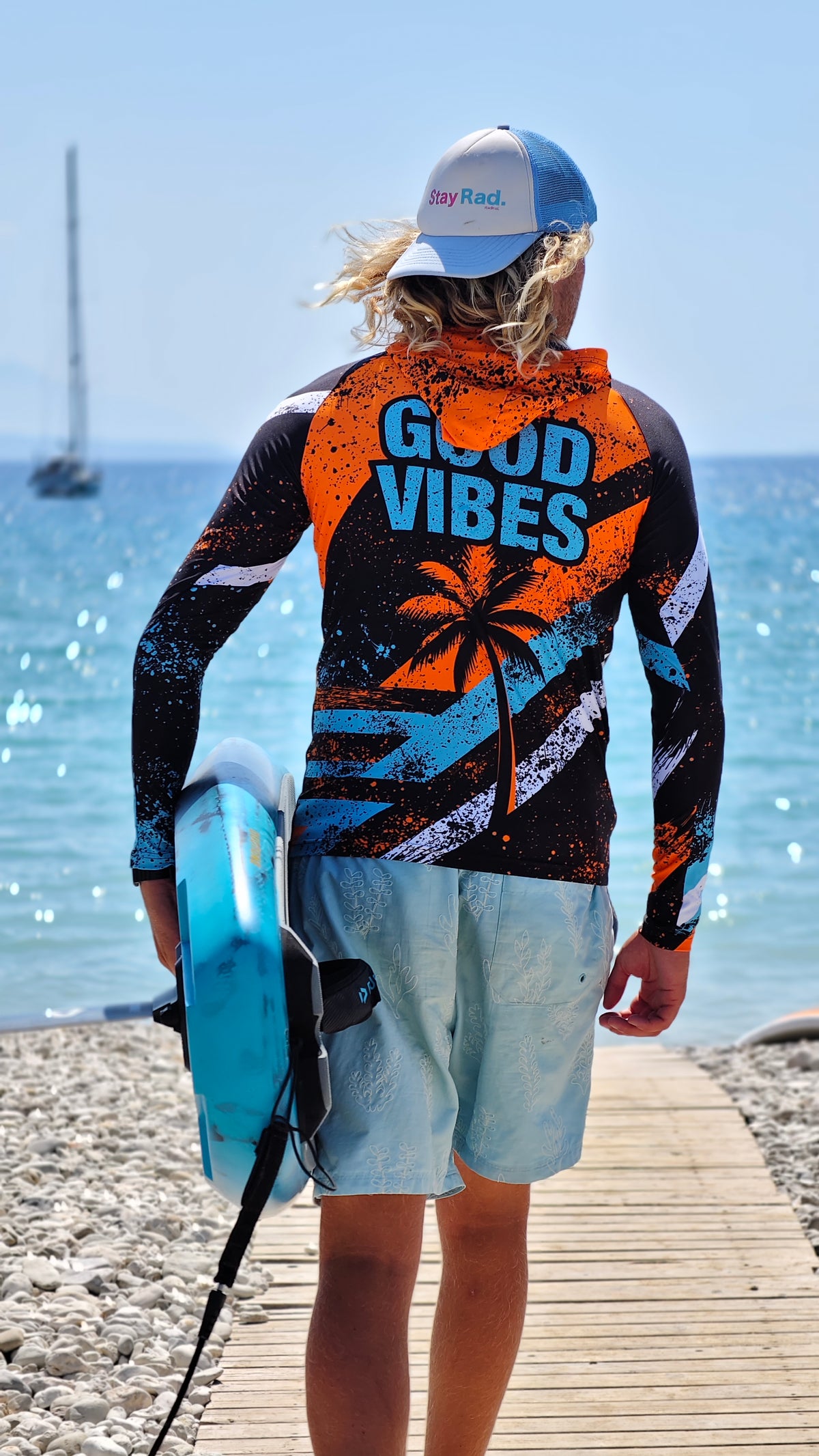Blue Spirit Herren-Rashguard CACAO Beachwear™️ mit UV-Schutz
