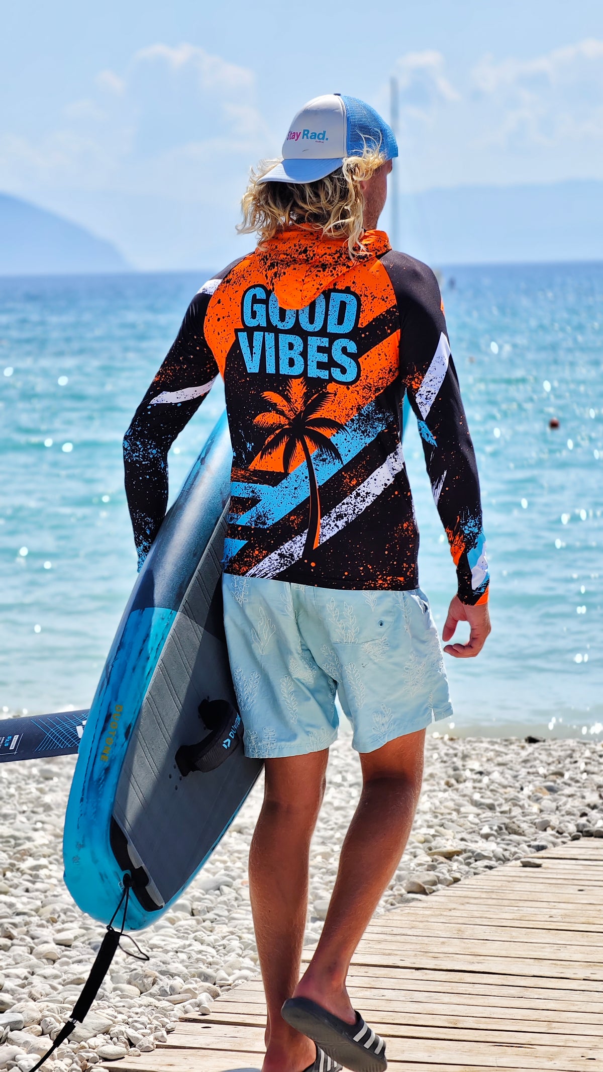 Blue Spirit Herren-Rashguard CACAO Beachwear™️ mit UV-Schutz

