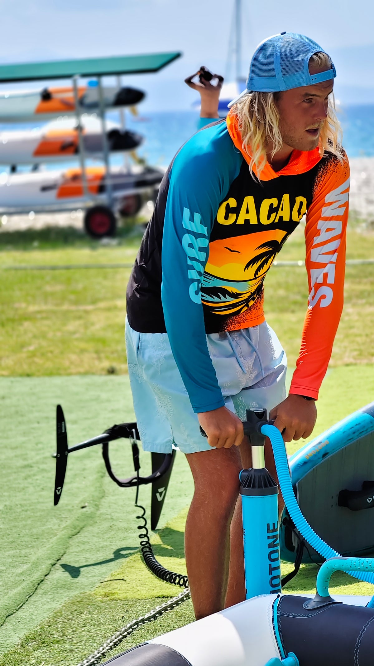 Reef Herren-Rashguard CACAO Beachwear™️ mit UV-Schutz
