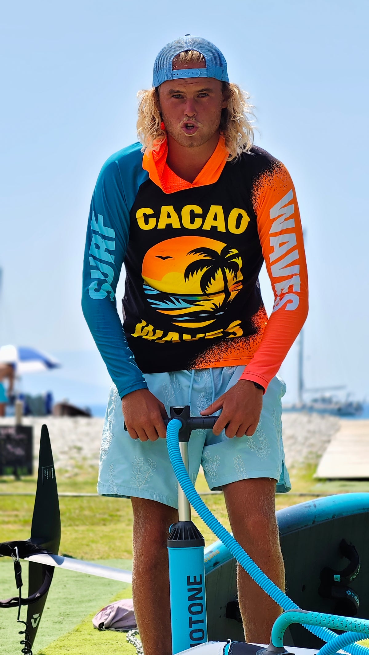 Reef Herren-Rashguard CACAO Beachwear™️ mit UV-Schutz
