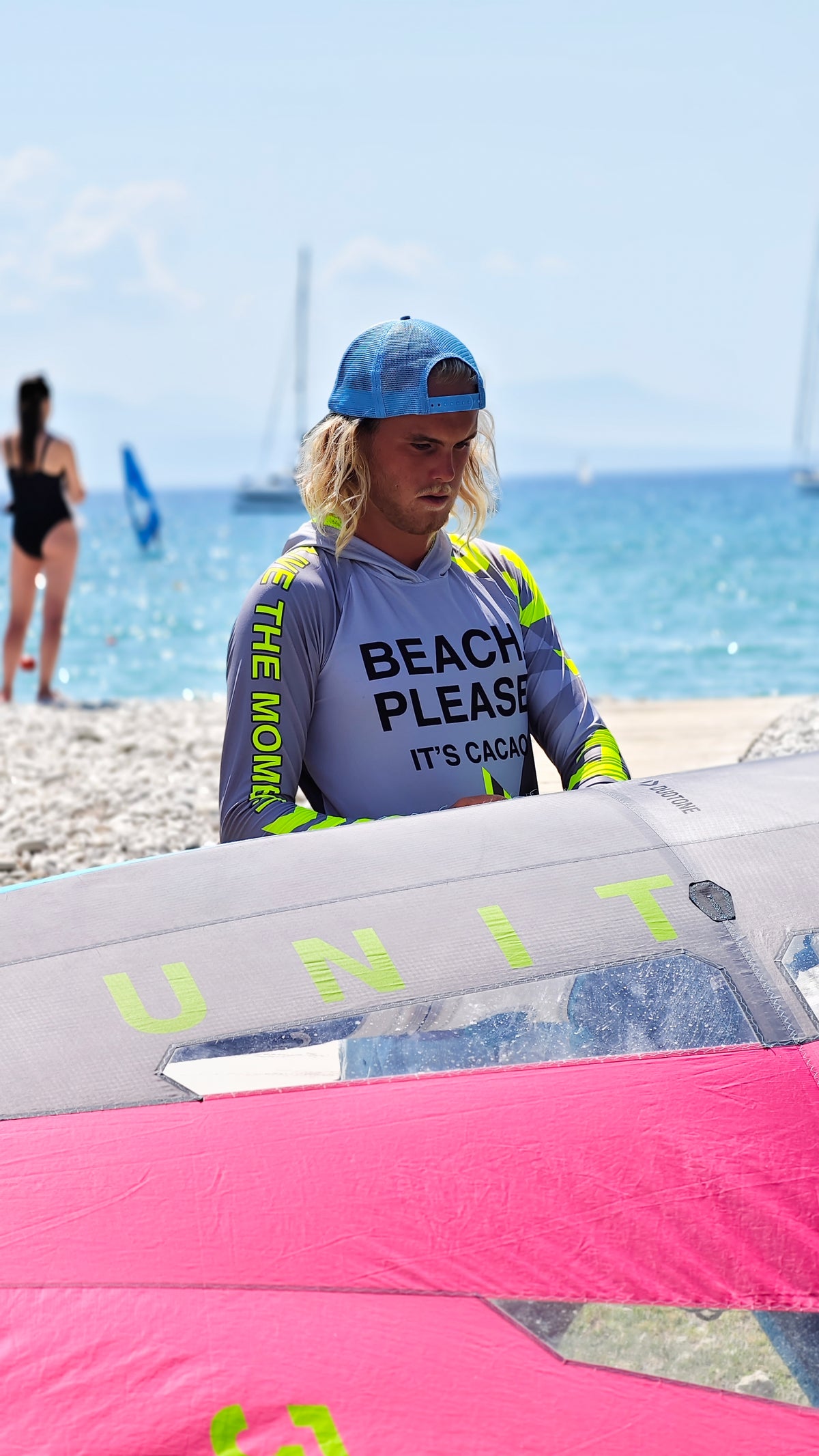 Solar Vibes Herren-Rashguard CACAO Beachwear™️ mit UV-Schutz
