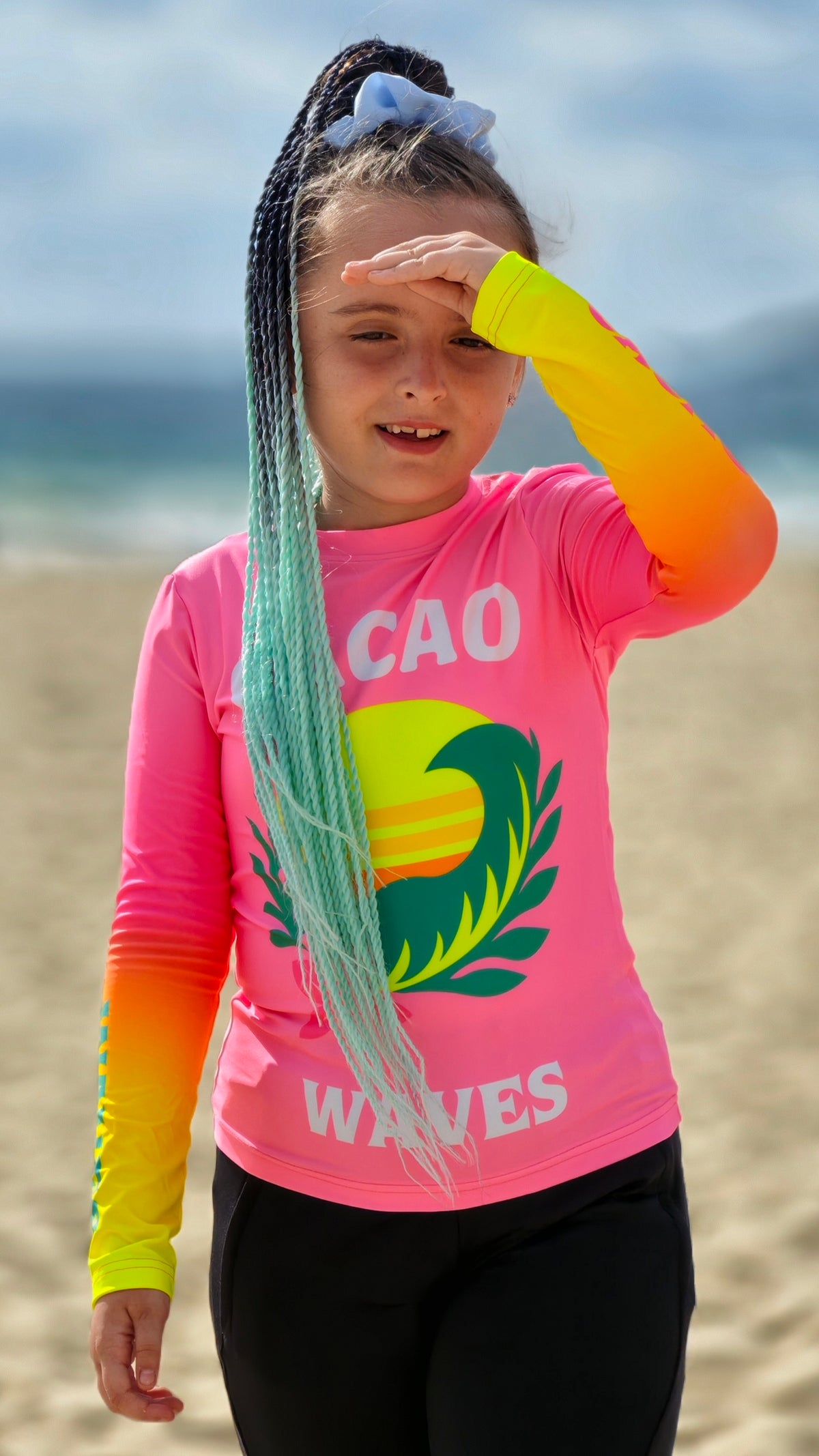Sunshine Kinder-Rashguard CACAO Beachwear™️ mit UV-Schutz
