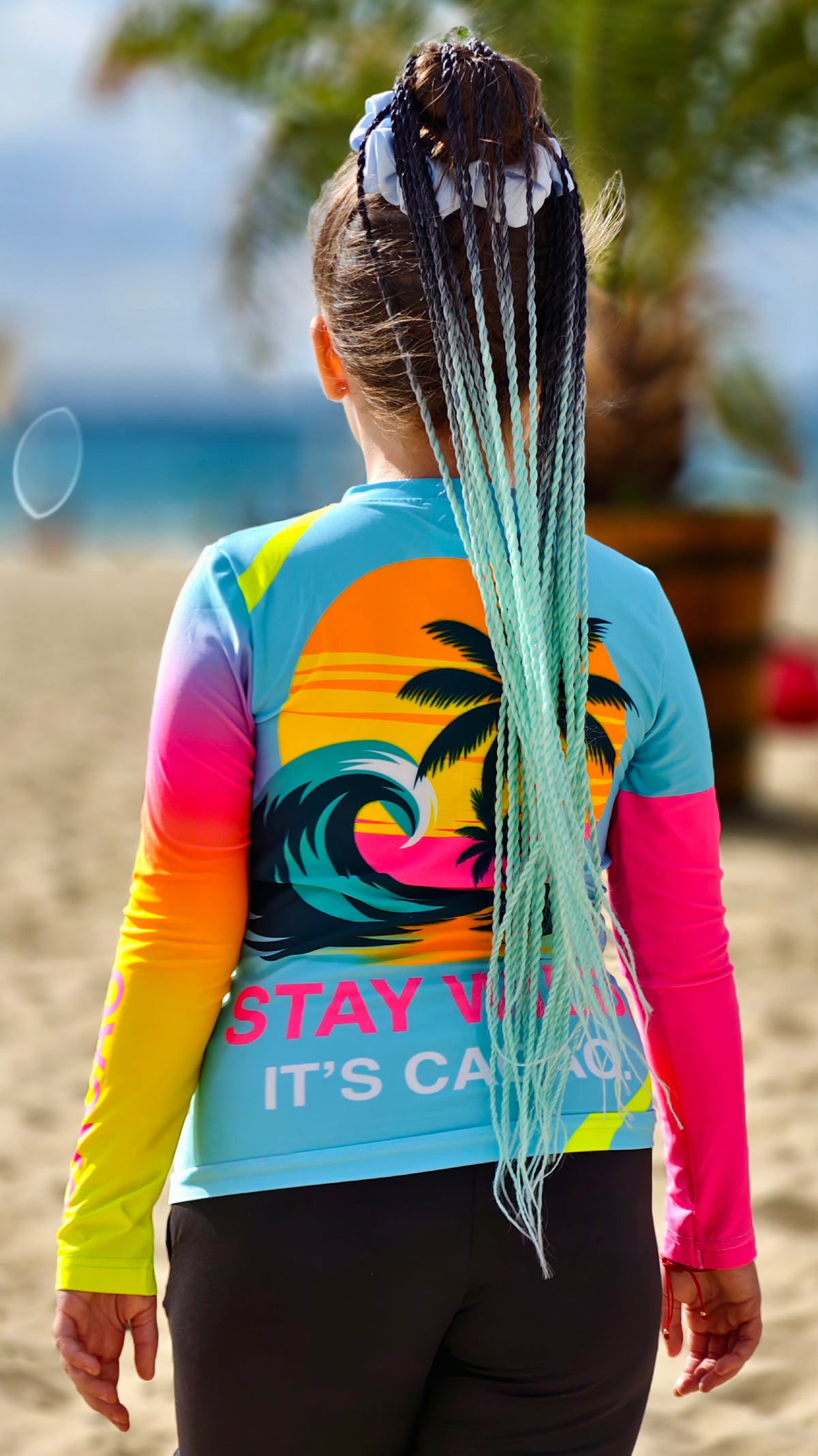 Ocean Joy Kinder-Rashguard CACAO Beachwear™️ mit UV-Schutz
