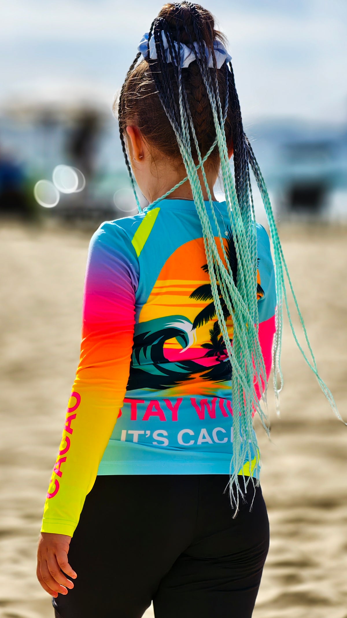 Ocean Joy Kinder-Rashguard CACAO Beachwear™️ mit UV-Schutz
