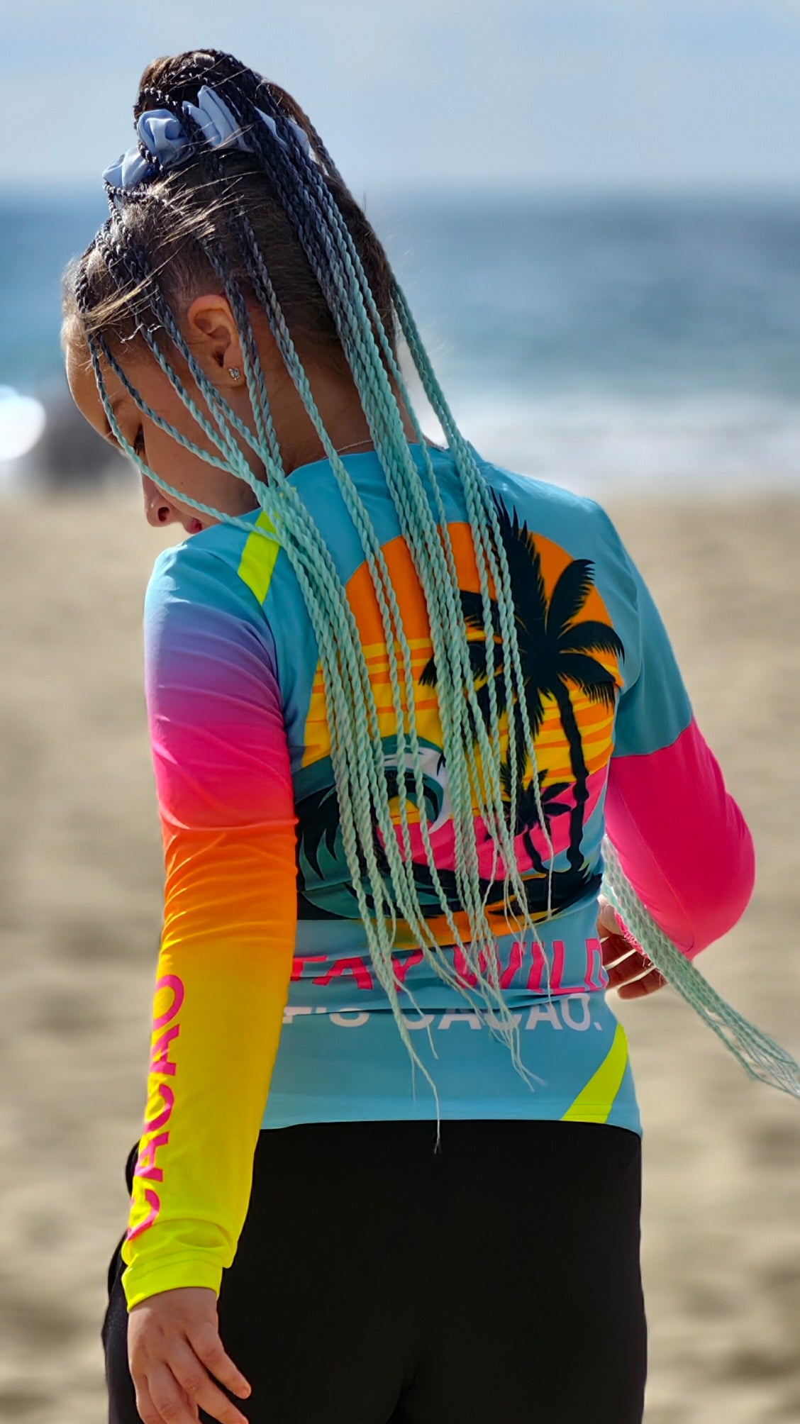 Ocean Joy Kinder-Rashguard CACAO Beachwear™️ mit UV-Schutz
