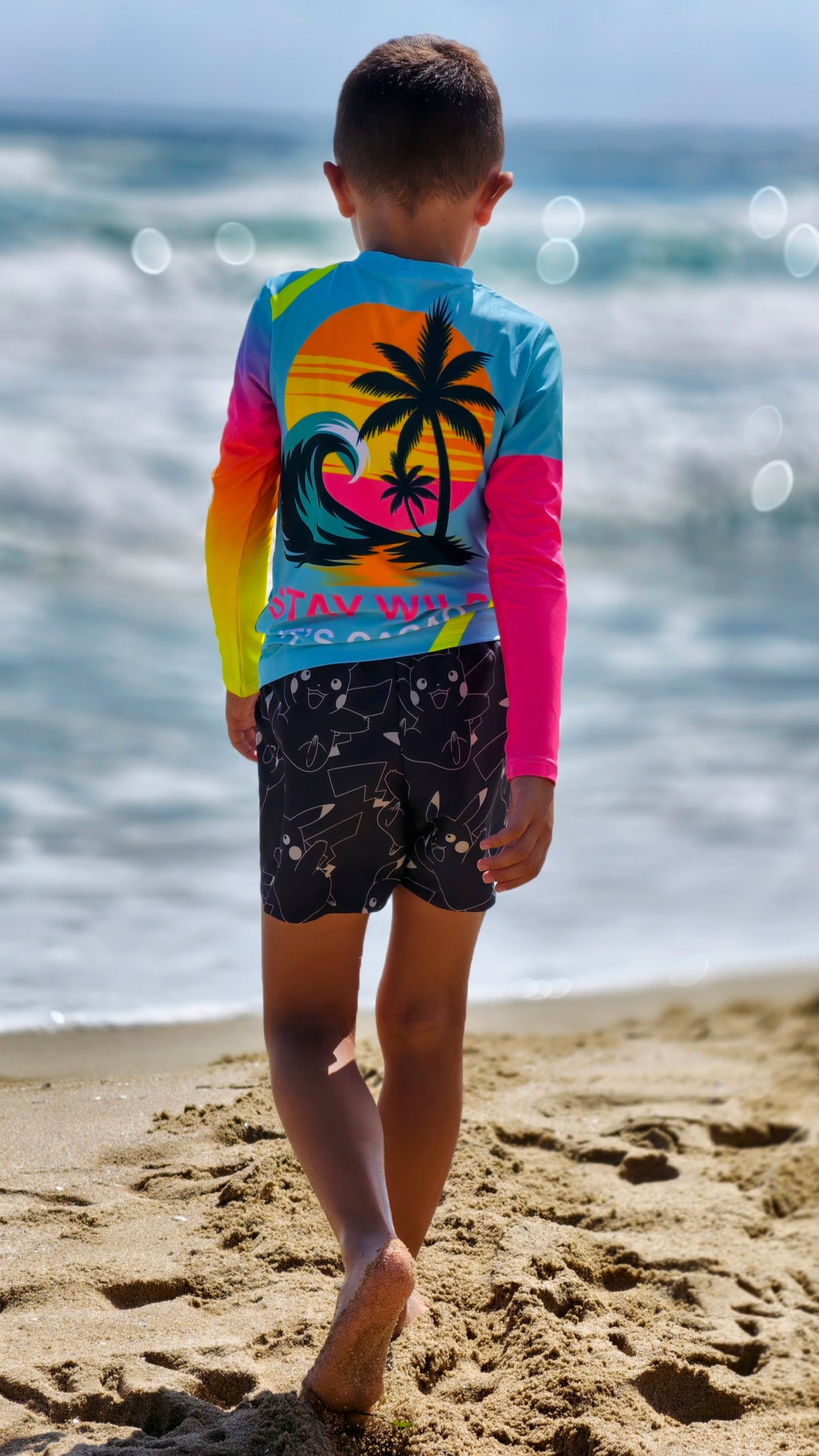 Ocean Joy Kinder-Rashguard CACAO Beachwear™️ mit UV-Schutz
