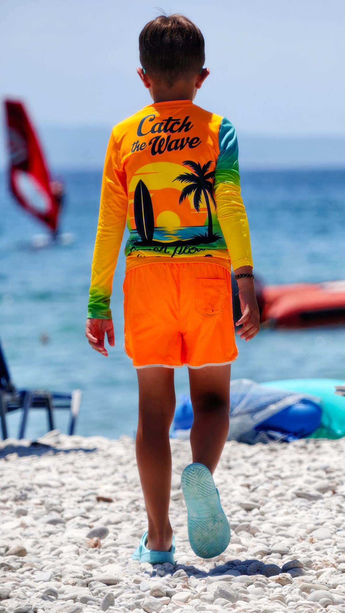 Sunset Sense Kinder-Rashguard – CACAO Beachwear™ mit UV-Schutz
