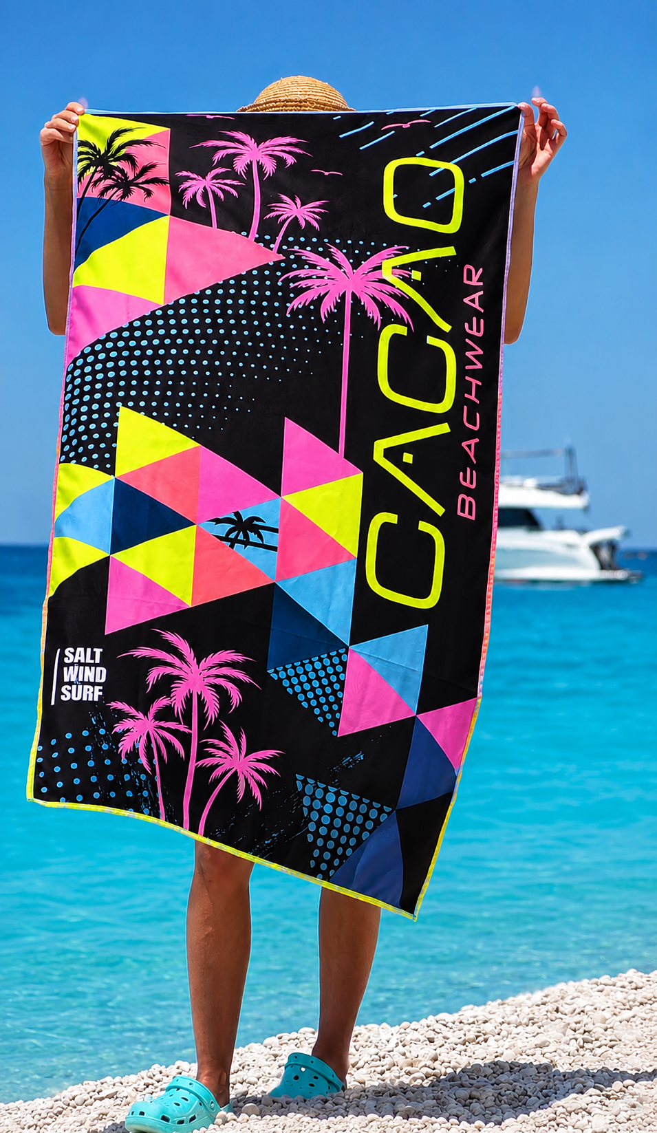 CACAO NanoDry Ultra Strandtuch 75 × 160 cm